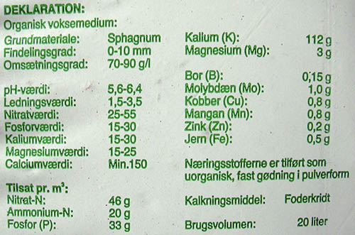 H�jmose med kunstg�dning