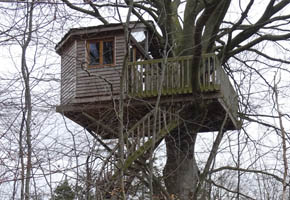 Tr�tophuset ved Kal�vig Kursuscenter