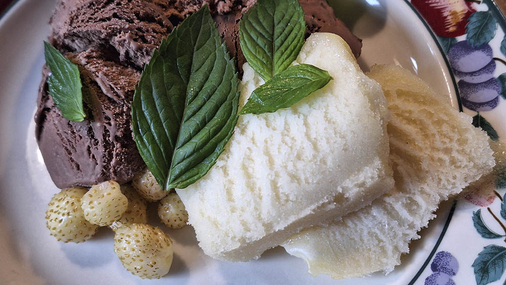 Chololademynte p� is.