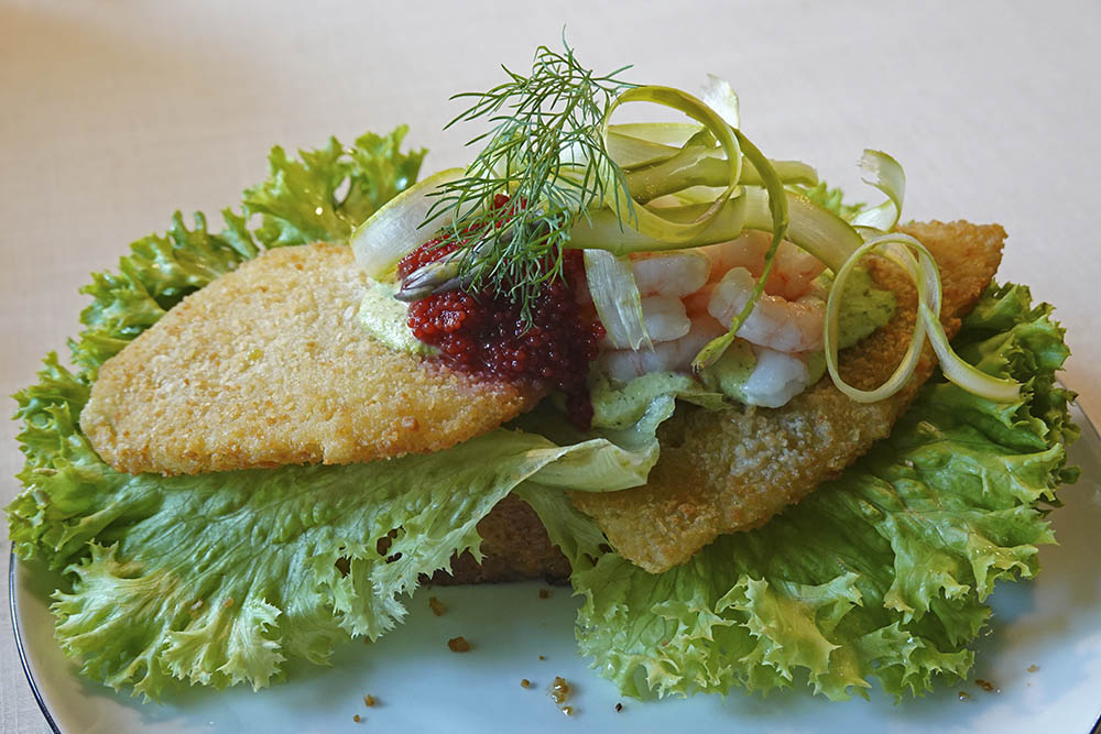 Stjerneskud med asparges.