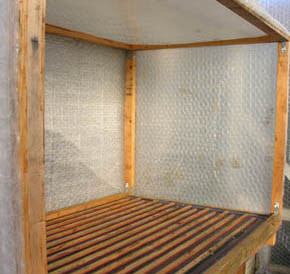 Varmekassen st�r klar i drivhuset