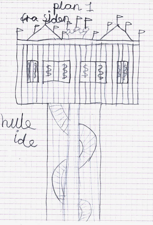 Et af Frejas mere fantasifulde forslag til hus i tr�