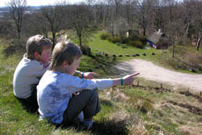 Udsigt fra Hoh�j ved Mariager