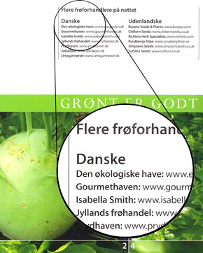 Gourmethaven er ikke en fr�handel