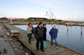 Fr�samlere p� Attrup Havn
