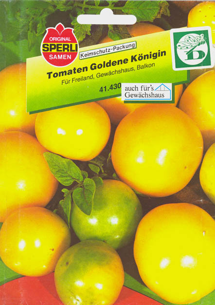 Tomat, Goldene K�nigin, Solanum lycopersicum</i> L<i>