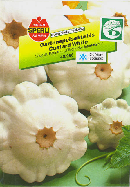 Gr�skar, Custard White, Cucurbita
