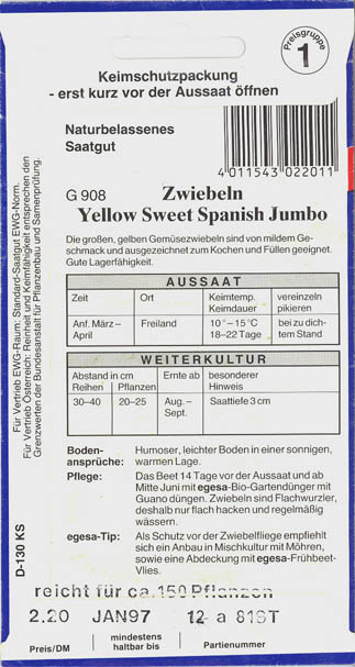 Kepal�g, Yellow Sweet Spanish Jumbo, Allium cepa </i>L.<i>