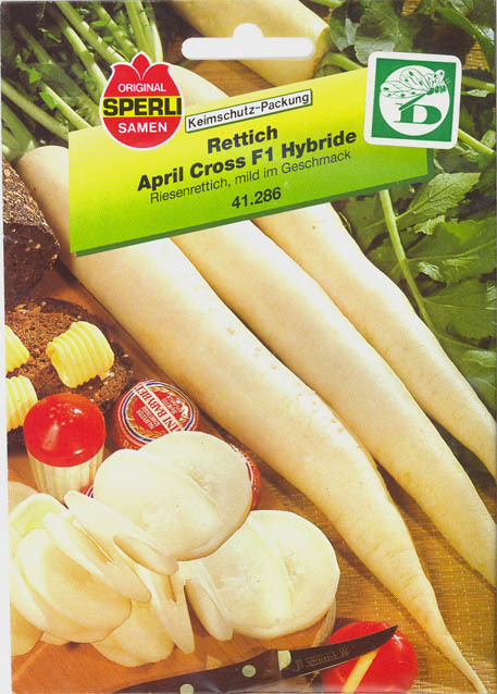 R�ddike, April Cross F1, Raphanus sativus </i>L. var.<i> niger