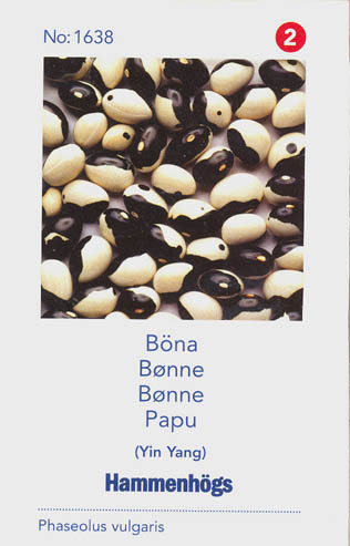 Haveb�nne, Yin Yang, Phaseolus vulgaris </i>L.<i>