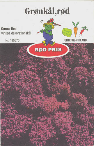 Gr�nk�l, Garna Red, Brassica oleracea </i>L. var. <i>sabellica