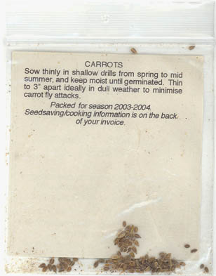 Gulerod, D�Eysines, Daucus carota </i>L. subsp.<i> sativus