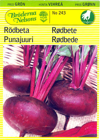R�dbede, Egyptische Platrunde, Beta vulgaris </i>L. var.<i> vulgaris
