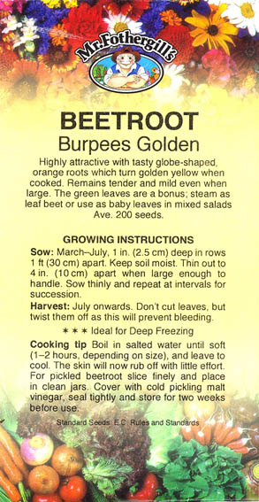 R�dbede, Burpees Golden, Beta vulgaris </i>L. var.<i> vulgaris