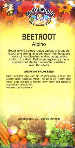 R�dbede, Albino, Beta vulgaris </i>L. var.<i> vulgaris