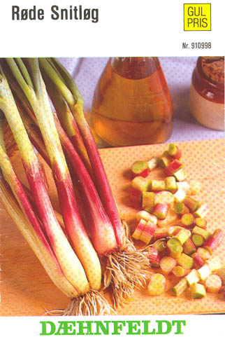 Pibel�g, R�de snitl�g, Allium fistulosum </i>L<i>