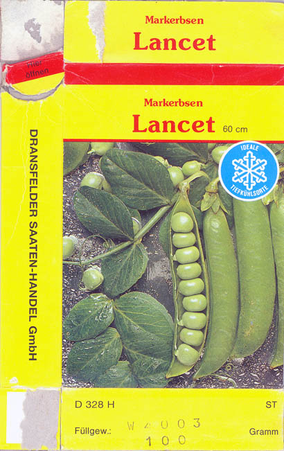 �rt, Lancet, Lathyrus oleraceus