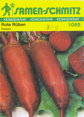 R�dbede, Forono, Beta vulgaris </i>L. var.<i> vulgaris