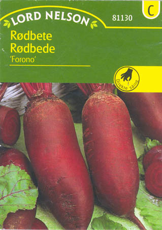 R�dbede, Forono, Beta vulgaris </i>L. var.<i> vulgaris