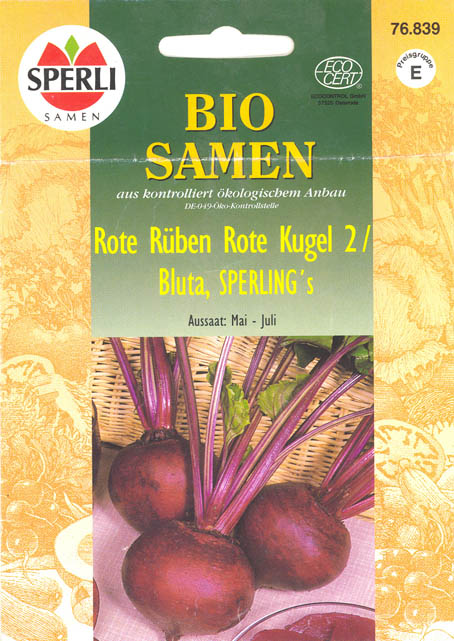R�dbede, Rote Kugel 2, Beta vulgaris </i>L. var.<i> vulgaris