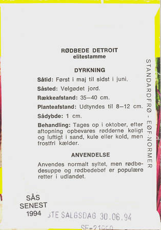 R�dbede, Detroit, Beta vulgaris </i>L. var.<i> vulgaris