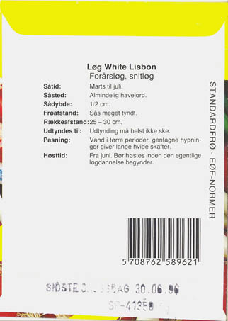 Pibel�g, White Lisbon, Allium fistulosum </i>L<i>