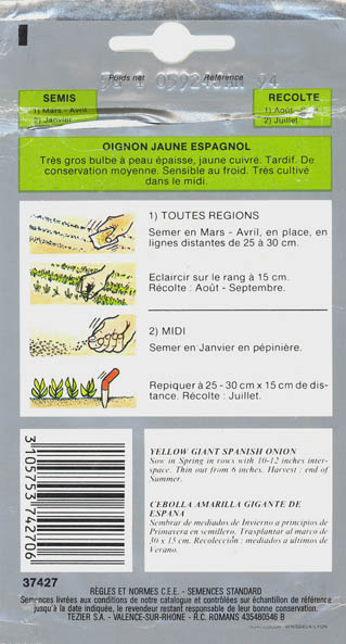 Kepal�g, Espagnol, Allium cepa </i>L.<i>