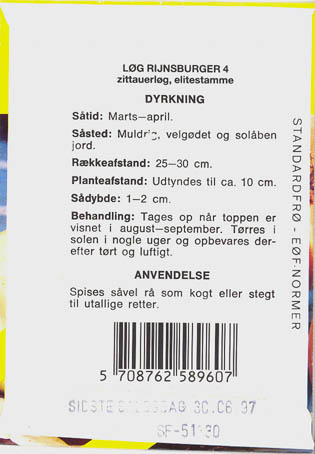 Kepal�g, Rijnsburger 4, Allium cepa </i>L.<i>