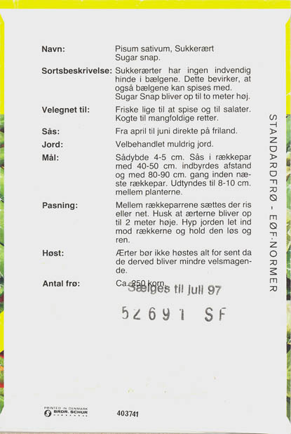 �rt, Sugar Snap, Lathyrus oleraceus